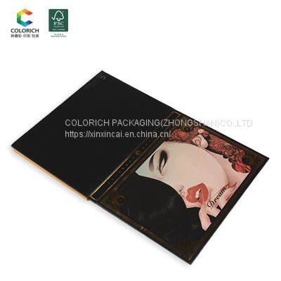 Customized Empty Gift Box Makeup Set Carved Matte Shimmer Empty Magnetic Eyeshadow Palette Book Eyeshadow and Contour Pallets photo-3