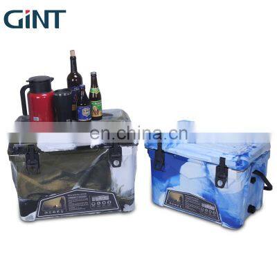 Hot Sell 20QT 35QT 45QT 60QT outdoor Hard thermal insulated Rote Cooler box Different chest for Capacity camping fishing ice