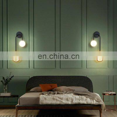 Nordic Light Luxury Modern Minimalist Bedside Led Wall Lamps for Decoration photo-3