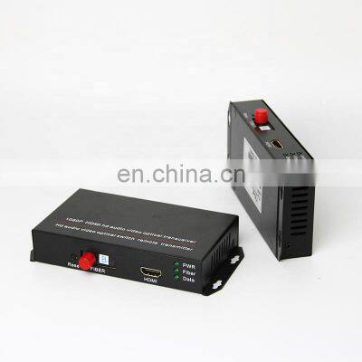 1 Pair Single Mode H D M I Transmitter And Receiver 1080P Video & Audio Fiber Optic Extender photo-2