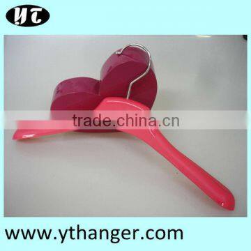 EM1308-007 pink coat plastic hanger strong clothes hanger