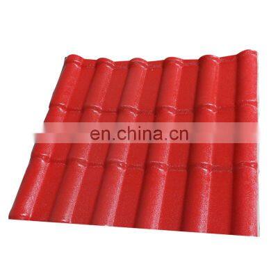 Outdoor Decoration High Quality ASA Plastic PVC Roof Tile Synthetic Resin Tile