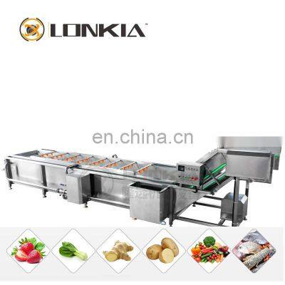 Automatic Seafood Fish Bubble Washing Machine Shrimp Cleaning Machine photo-5