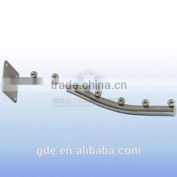 Metal supermarket slatwall display fixtures/hook to the wall