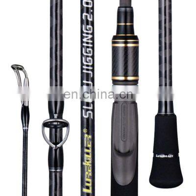Lurekiller 2.0м медленные рыболовные удочки для джиггинга PE2-4, вес наживки 100-300г, аксессуары FUJI, углеродные рыболовные удочки для рыбалки с лодки 2021 года photo-2