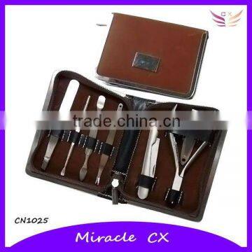 Manicure set with zipper metal frame business gift promotional