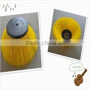 Cleaning gutter brush for industrial electric sweepers