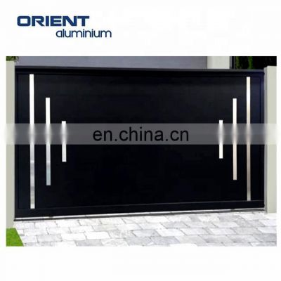 Hot sale driveway gates in aluminio with full accessories