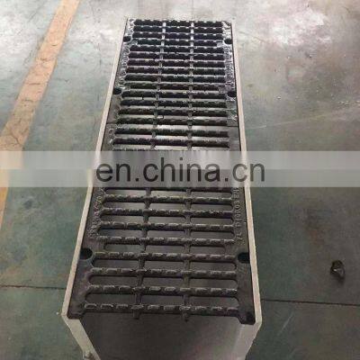 Composite Resin BMC/SMC/FRP U Drainage Channel With Grating photo-4