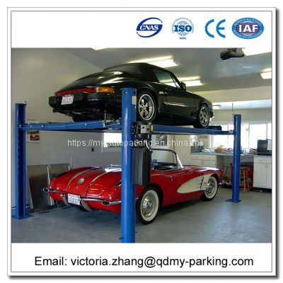 Cheap Price 2 Level Parking Lift/Underground Carport/Hydraulic 4 Post Parking Lift China/Four Post Car Lift