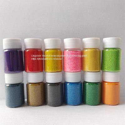 12 Color Sand Painting Sintered Colored Sand 10 g Pack photo-3