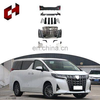 CH Custom Pp Plastic Spoiler Cover Rear Diffuser Spoiler Brake Light Kit Retrofit Body Kit For Toyota Alphard 2018-2020