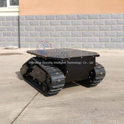 880T Enhance Rubber Tank Tracks Chassis Inspection Climbing Stairs Robot photo-4