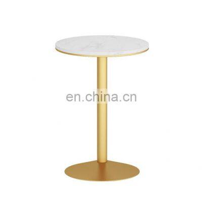 New Model Modern Stainless Steel White Coffee Tea Table Living Room Furniture Design Marble Top Coffee Table photo-4