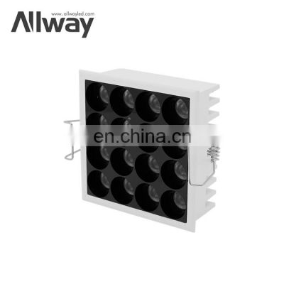 Factory Low Price Guaranteed Aluminum Down Lamp Indoor Office 18Watt LE Ceiling Grille Light