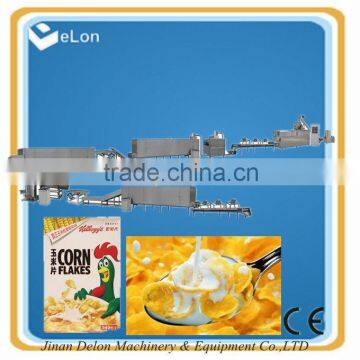 Hotsale breakfast cereal production line corn flakes production line