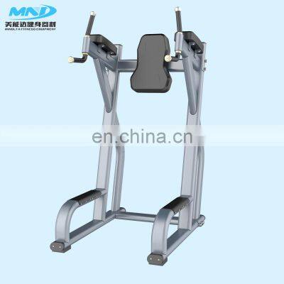 Factory Manufacturer Hot New Free Weight Bench Vertical Knees Up/Dip MND FITNESS Oval Tube Dip Station Gym Equipment