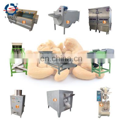 salted cashew nuts washing nut roasting machine processing