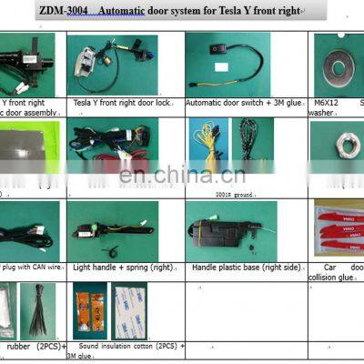 Factory Sonls wholesale hot selling automatic door system ZDM-3004  for TESLA model Y  right