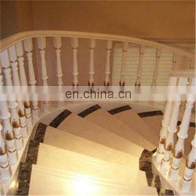 Polished marble laminate stair treads