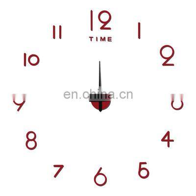 Modern Home Decoration 3D Reloj De Pared Decorativos Simple DIY Art Acrylic Digital Wall Clock for Home Decor Wall Decoration photo-2