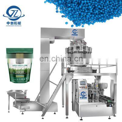 Multifunction Stand Up Pouch Weighing Coffee Bean Grain Premade Bag Packaging Fertilizer Packing Machine