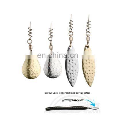 JOHNCOO DIY Spinner Lures Fishing Tackle Pesca Accessories Metal Sequins Lures Blade Spin photo-4