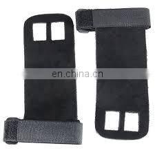 Custom Logo Wholesale Price Weight Lifting Hand Grips CrossFit Gymnastics Palm Protector Gymnastics Leather Workout Grip Gloves photo-5