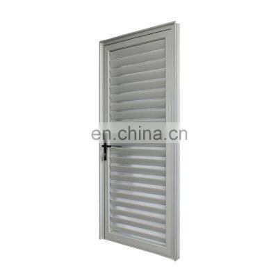 AS 2047 NFRC Standard Aluminum Louver  Hinged Door