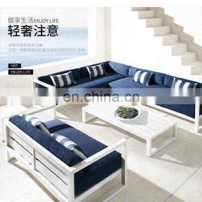 Modern Outdoor Furniture Garden Sofa Set Furniture Aluminum Patio Furniture Set Outdoor Sofa Set Sectional Couches Sofa Bench photo-5