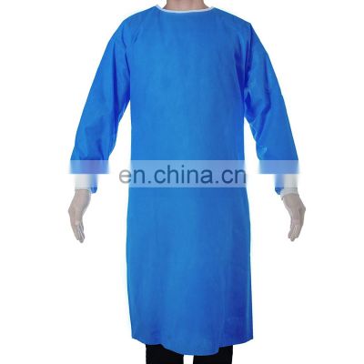 manufacturer Premium Disposable Blue Isolation Gown disposable isolation gown