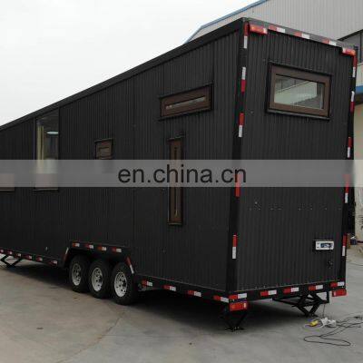 Movable Mobile Portable Modular Homes Field Site Office Trailer Tiny House On Wheels For Sal photo-5