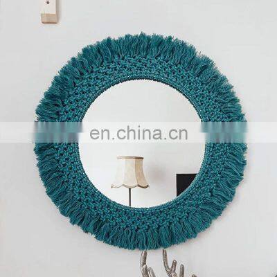 Boho Style Macrame Mirror, Home Decor, Wall Art, Handmade Gift Wholesale photo-3