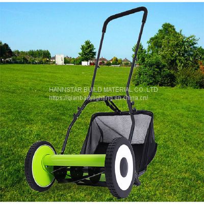 Grass cutting machine garden agriculture hand push lawn mower 16inch