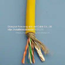 Deep water anti-pull and anti-drag cable 4*2*23/24/26AWG twisted-pair shielded net Super five types of underwater cable