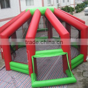 Portable mini Red Inflatable Soccer Field For Shcool