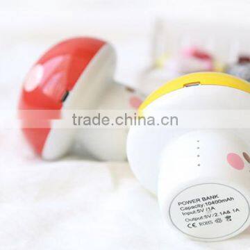 10400mAh mushroom power bank portable shenzhen