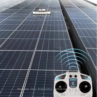Safe and Reliable Solar Panel Cleaning Robot Remote Manual Control X7 Solar Energy Solar Farm photo-3