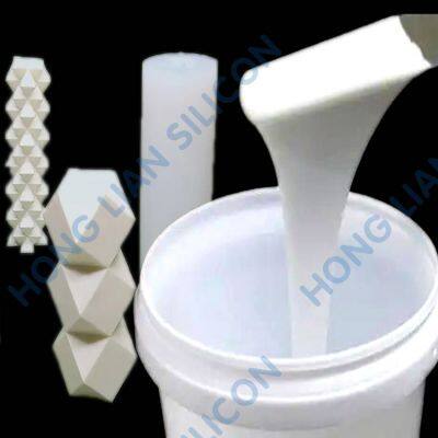 China factory RTV2 liquid silicone rubber translucent soap candle mold material