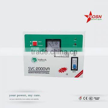 160-240V to 220V AC Single Phase Approve Portable 2000W Automatic Voltage Regulator