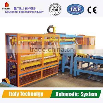 Automatic Two Cutting Frame Brick Cutter Machine is Used in Red Clay Bricks Production Line