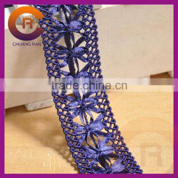 2016 Wholesale High Quality Polyester Ribbon Custom Knit Weave Ribbon Flowers Making photo-4