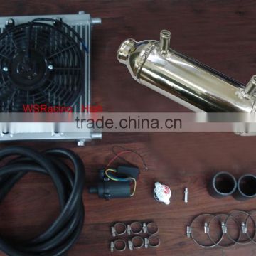 water to air barrel intercooler kit for DIY performance car