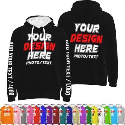 Custom Hoodies For Men Women, Add Your Text Picture Logo Name Photo Image Design Your Own Personalized Sweatshirts