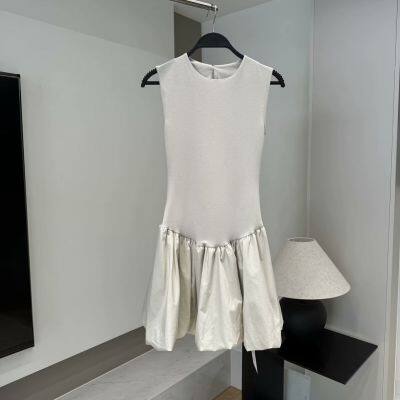Frühjahrs- und Sommer-Neuheiten, modisches, einfaches und sü?es Design, Kleid aus doppelseitigem Stoff mit Patchwork