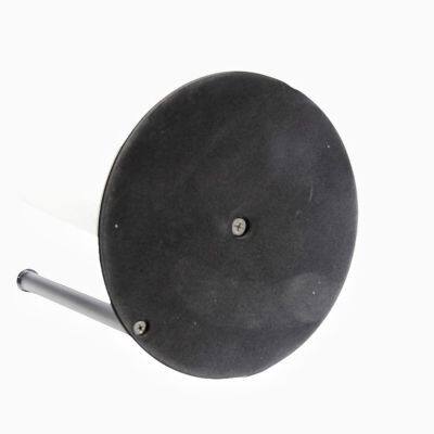 Stainless Steel Rolled Paper Bar Vertical Round Head Without Punching Kitchen Bathroom Toilet Paper Rack European-style Paper Towel Rack photo-3