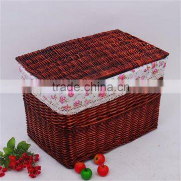 Handmade wicker basket,willow basket,wicker basket with fabric lining                        
                                                Quality Choice