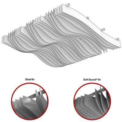 Customize Design PET Acoustic Ceiling Tile Soundproof Panel Fire Retardant NRC 0.85 photo-4