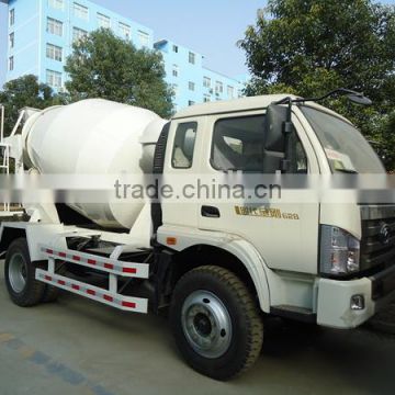 high quality 4x2 hot sale Foton concrete mixer 4m3 mini truck for cement