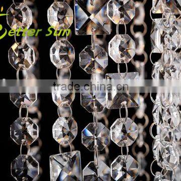 Industrial Style Crystal Water Pipe Pendant Light Fixture for Bar